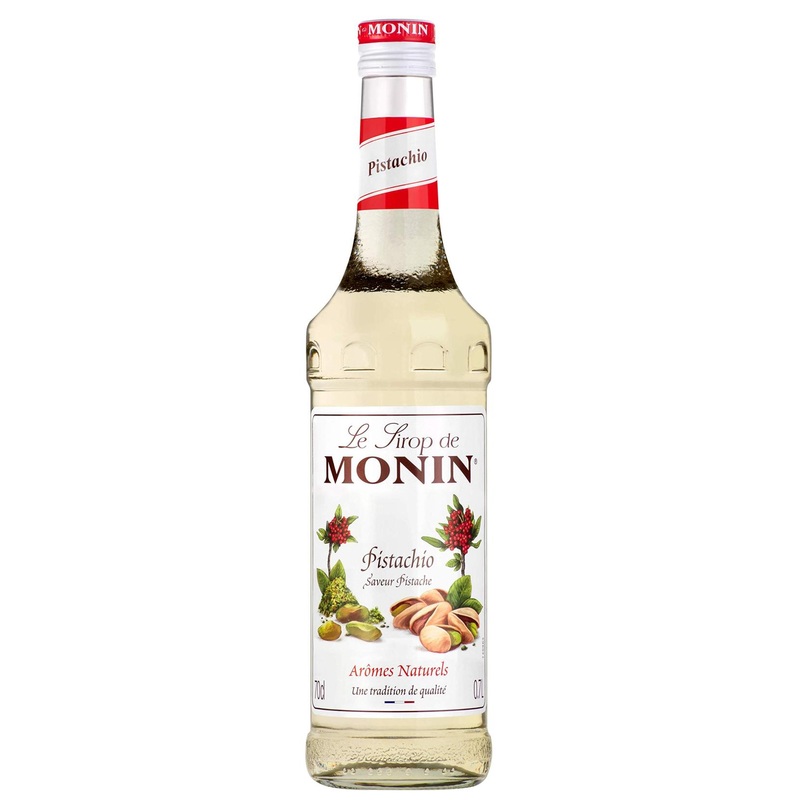 MONIN Premium Pistachio Syrup 700ml - Vegan-Friendly & Allergen-Free | 100% Natural Flavours for Coffee & Cocktails