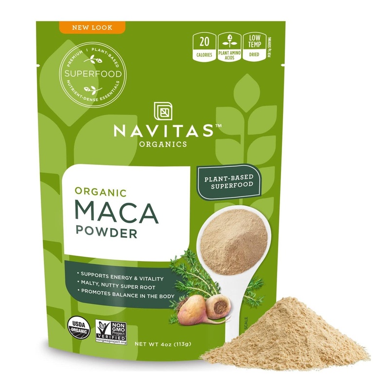 Navitas Organics Organic Maca Powder 4 oz - Superfood for Energy & Wellness